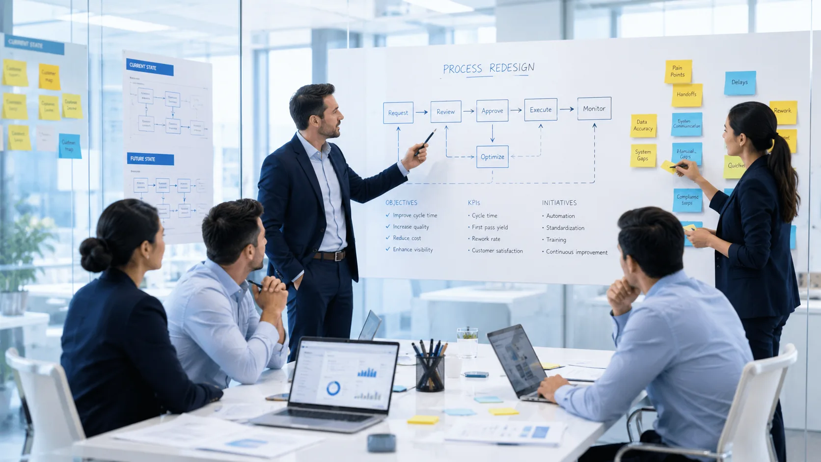 Operational transformation across SAP, software and process consulting